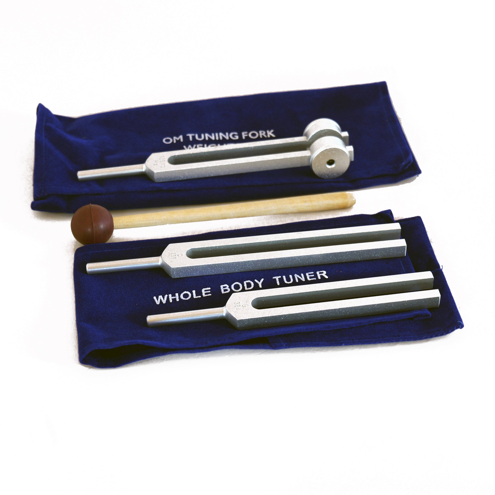Level 1 Tuning Forks Set (OM Weighted, C, G &amp; Mallet)