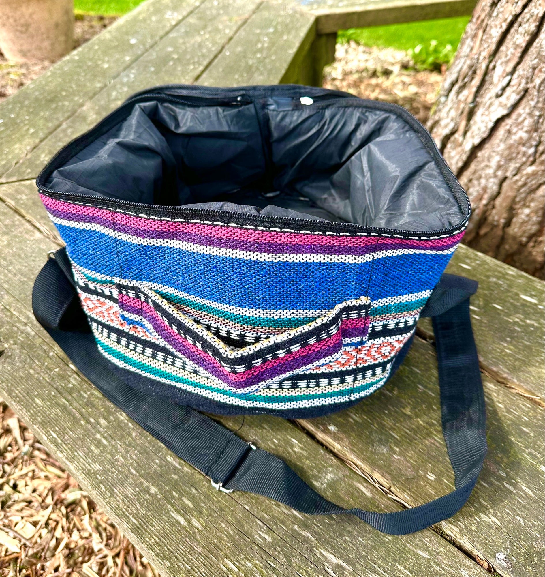 Tibetan Singing Bowl Canvas Carry Bag