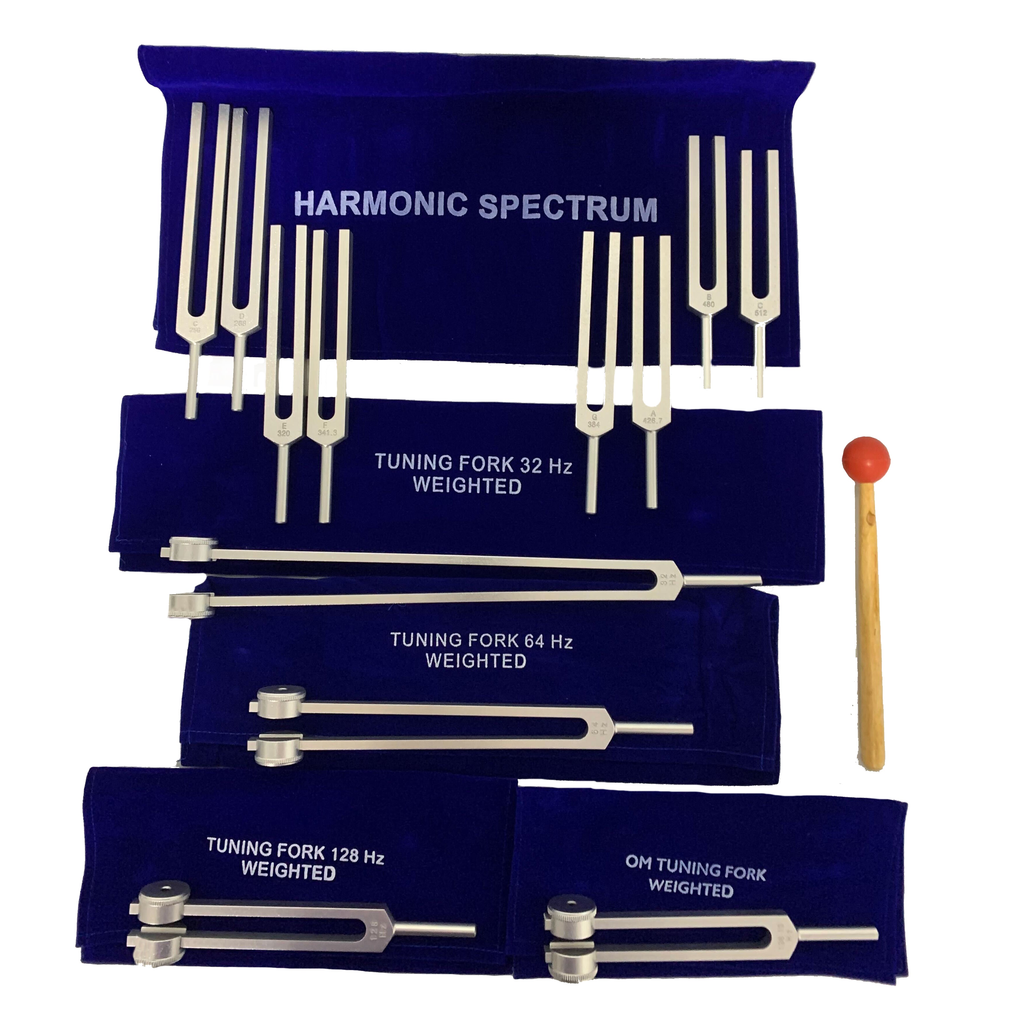 Level 1 Certified Tuning Fork Kit - Professional Foundation Set