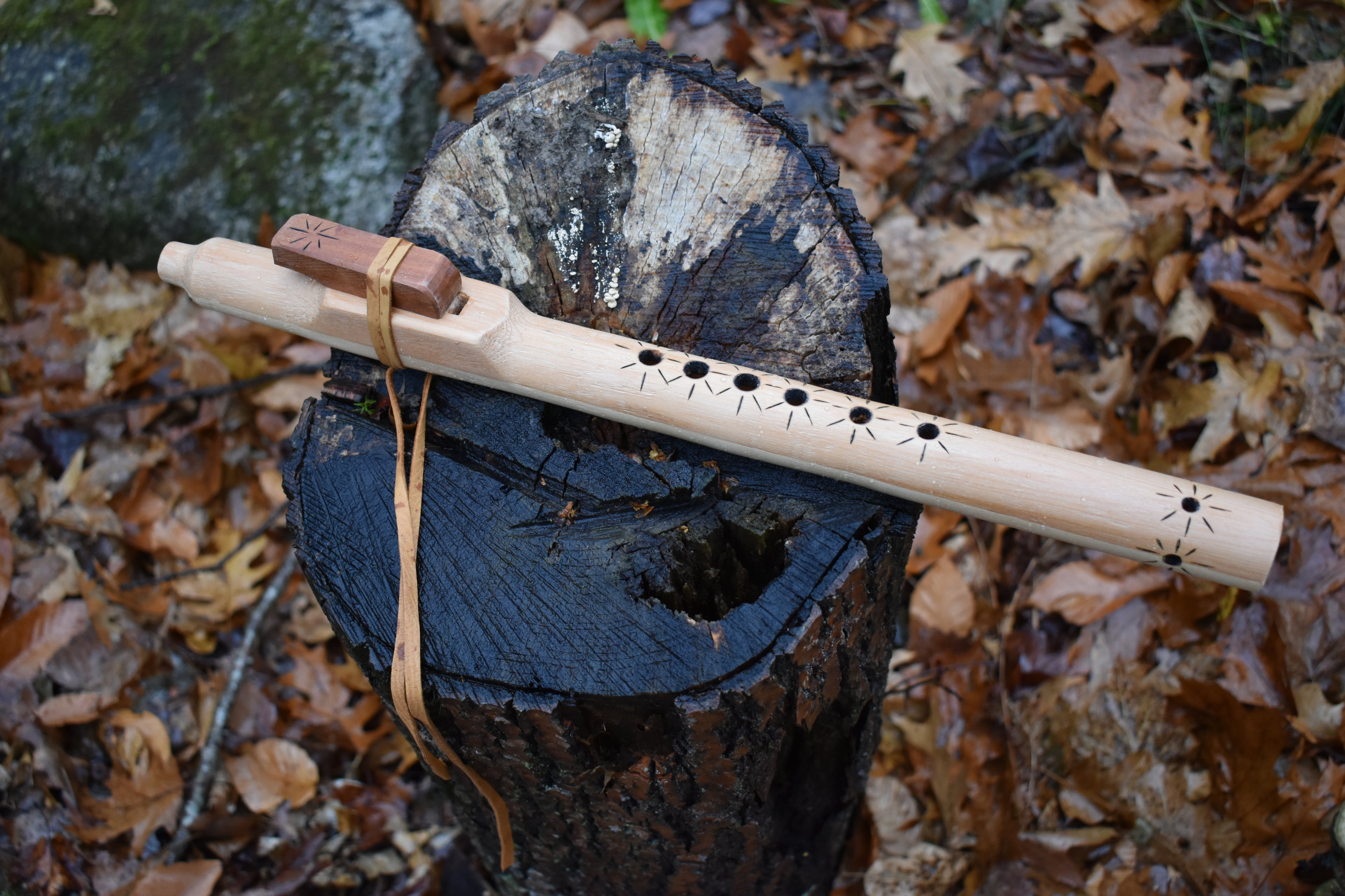 Native American Style Flute in A Minor - Western Red Cedar