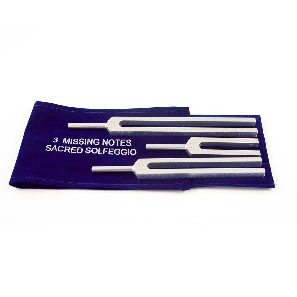 Solfeggio Tuning Forks The Missing 3 Set (174 Hz, 285 Hz, 963 Hz)