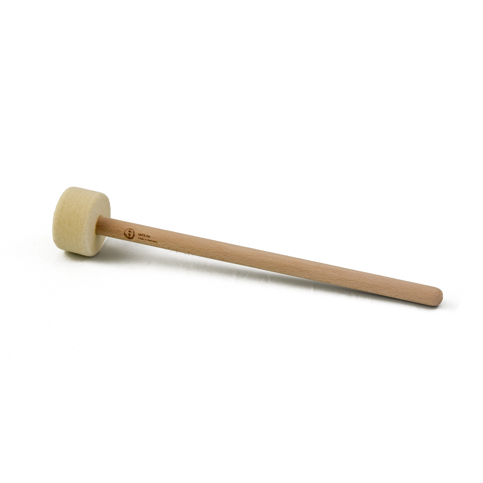 Peter Hess Mallet For Singing Bowls (Medium, Soft White) - 5.5 cm Head