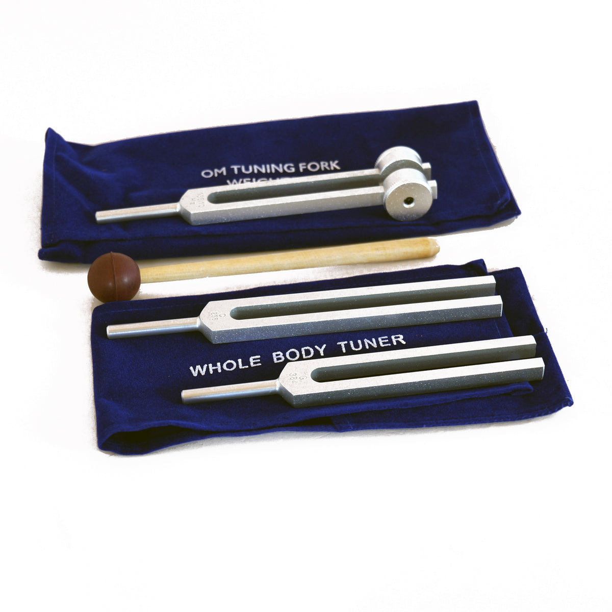 Level 1 Tuning Forks Set (OM Weighted, C, G & Mallet)