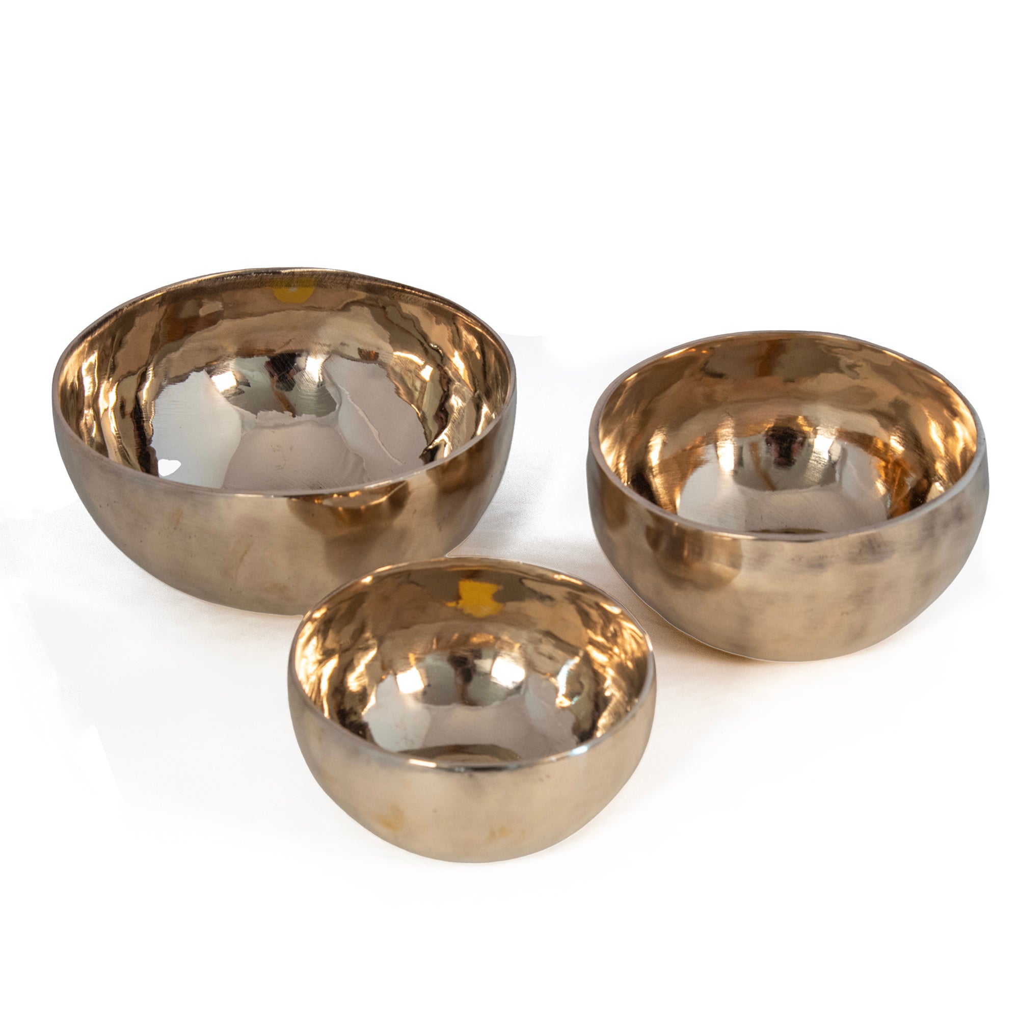 Tibetan Singing Bowls Set Of 3 (Small Bowls)