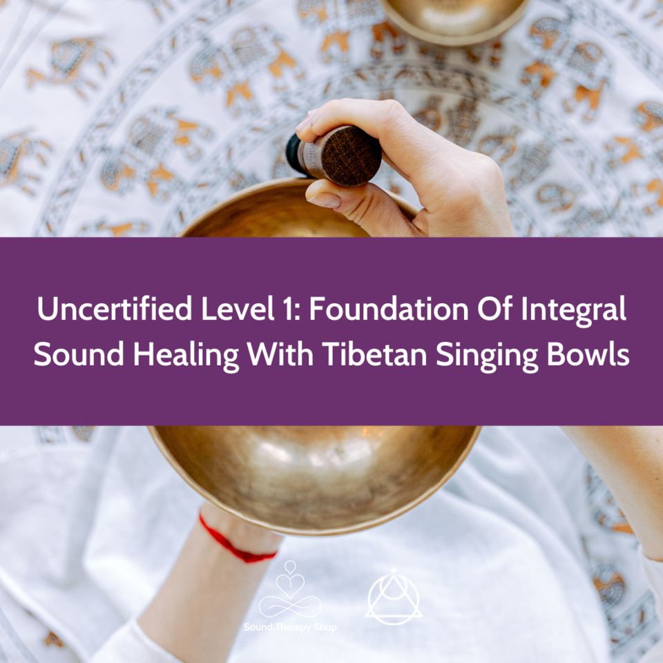 Online Uncertified Level 1 Course: Foundations of Integral Sound Healing with Tibetan Singing Bowls