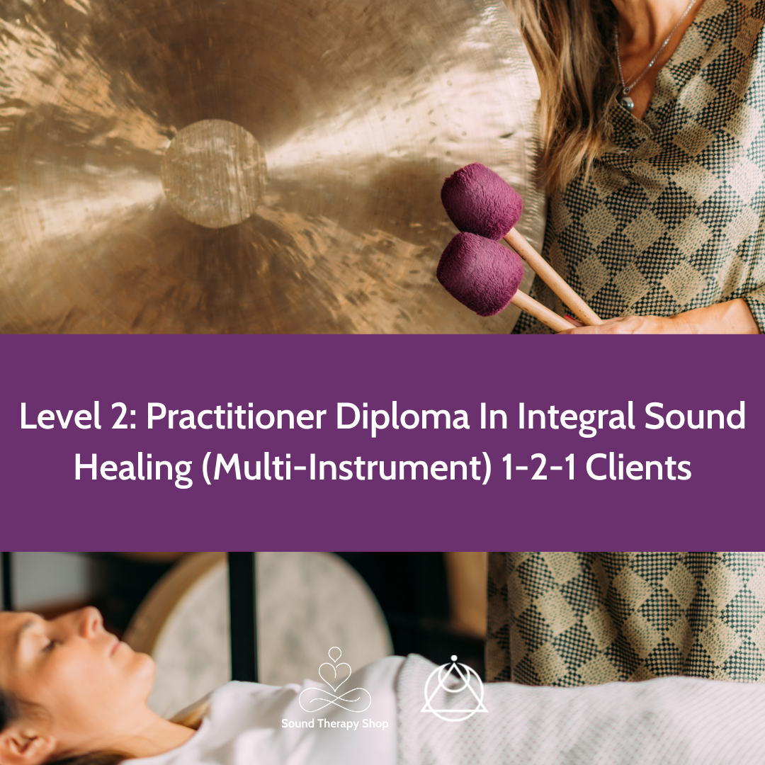 Online Certified Level 2 Course: Practitioner In Integral Sound Healing Diploma (Multi-Instrument) 1-2-1 Clients