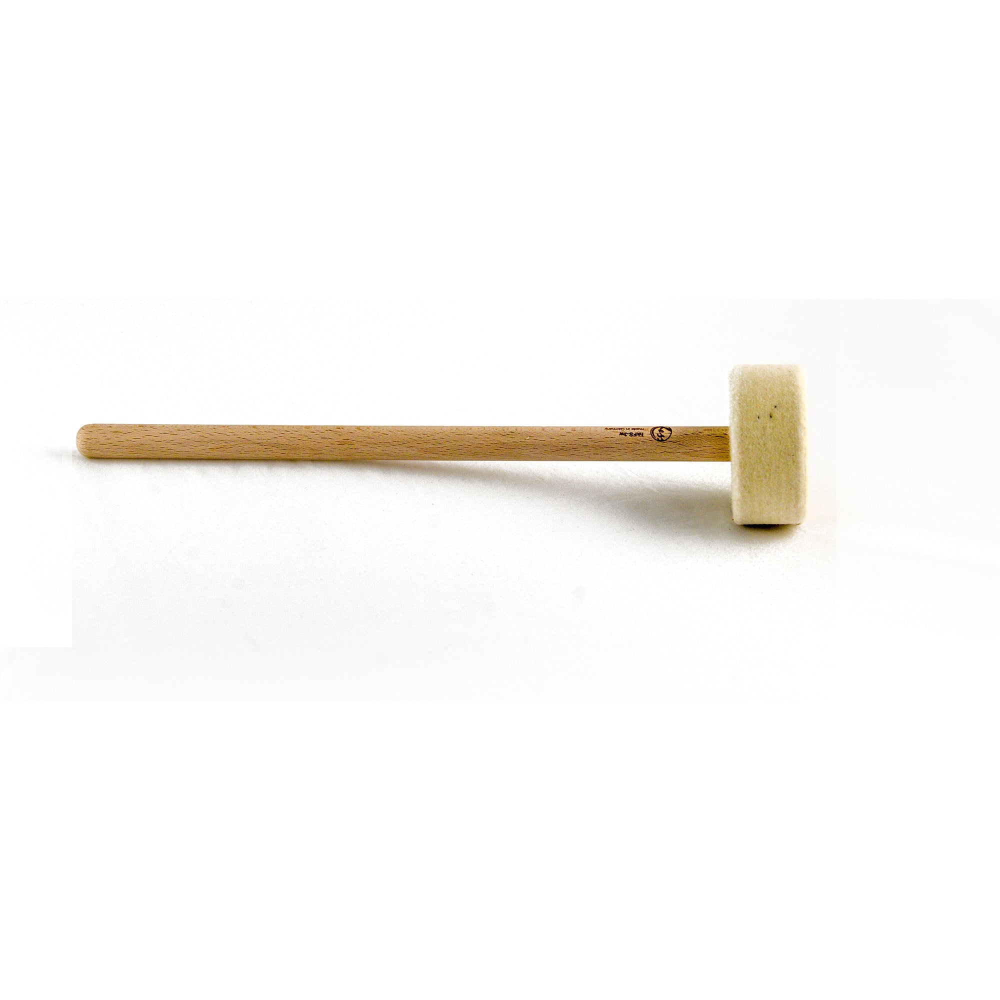 Peter Hess Mallet For Singing Bowls (Large, Soft White) - 7cm Head