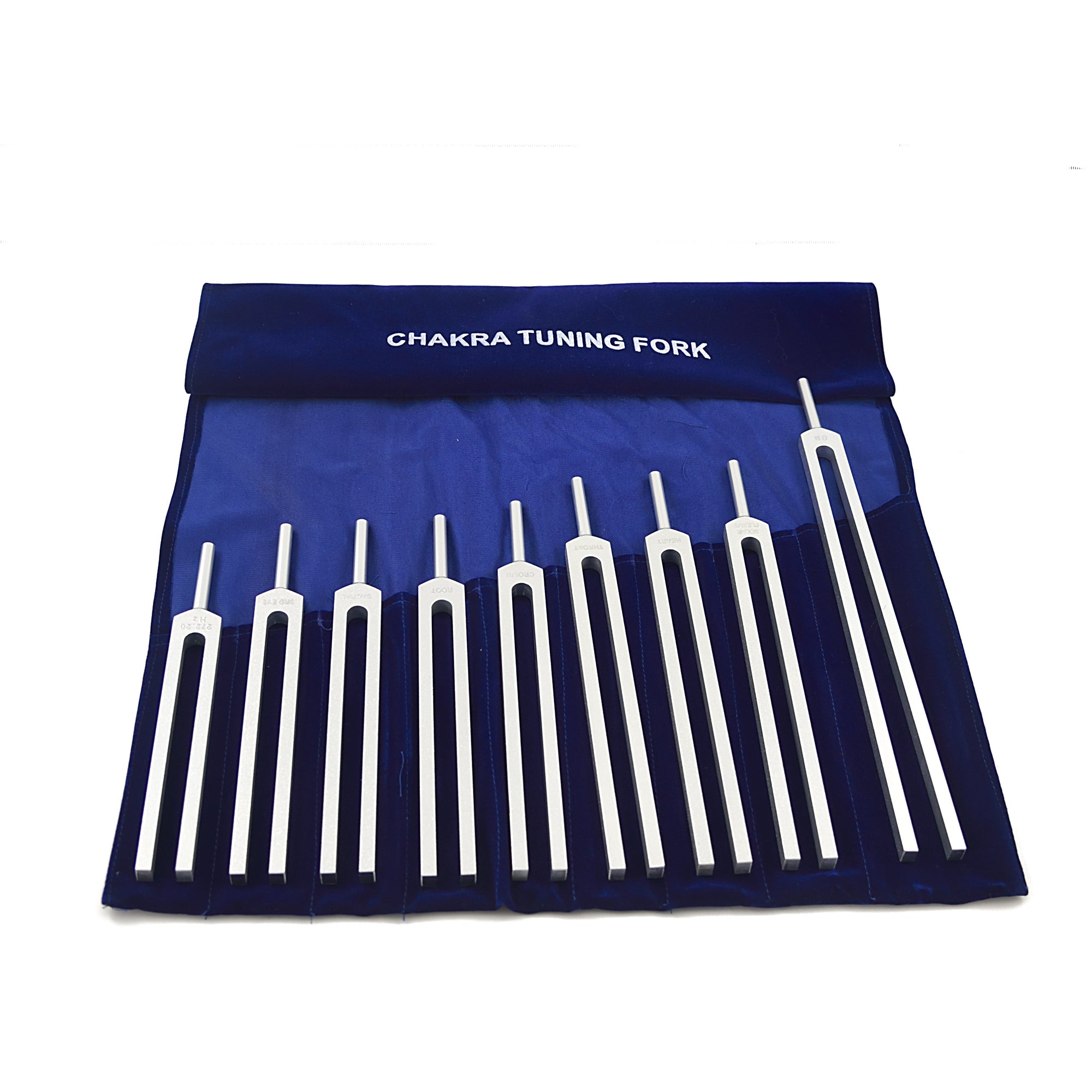 Chakra Tuning Forks - Set Of 9 (Unweighted)